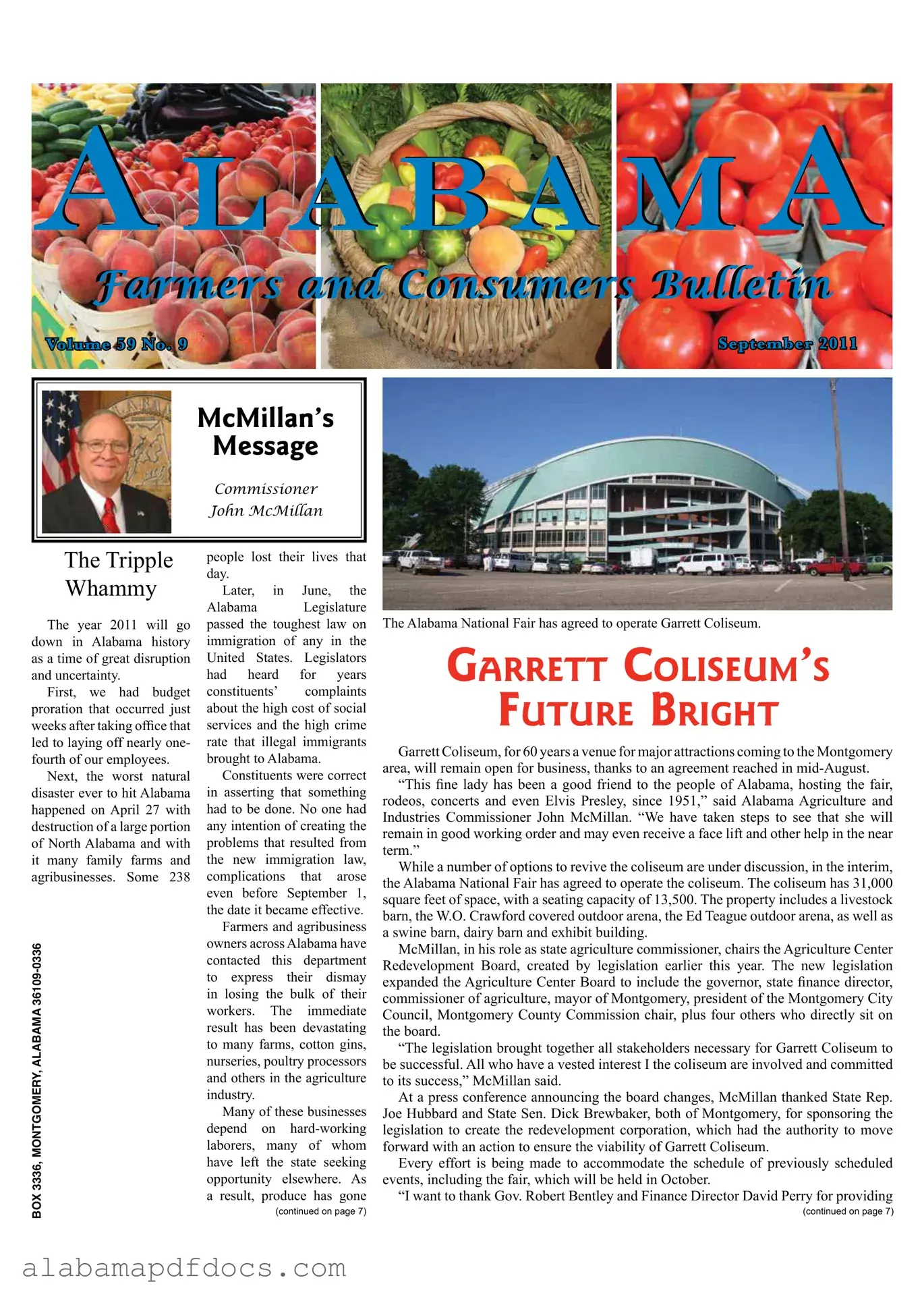 Free Alabama Farmers Bulletin PDF Template