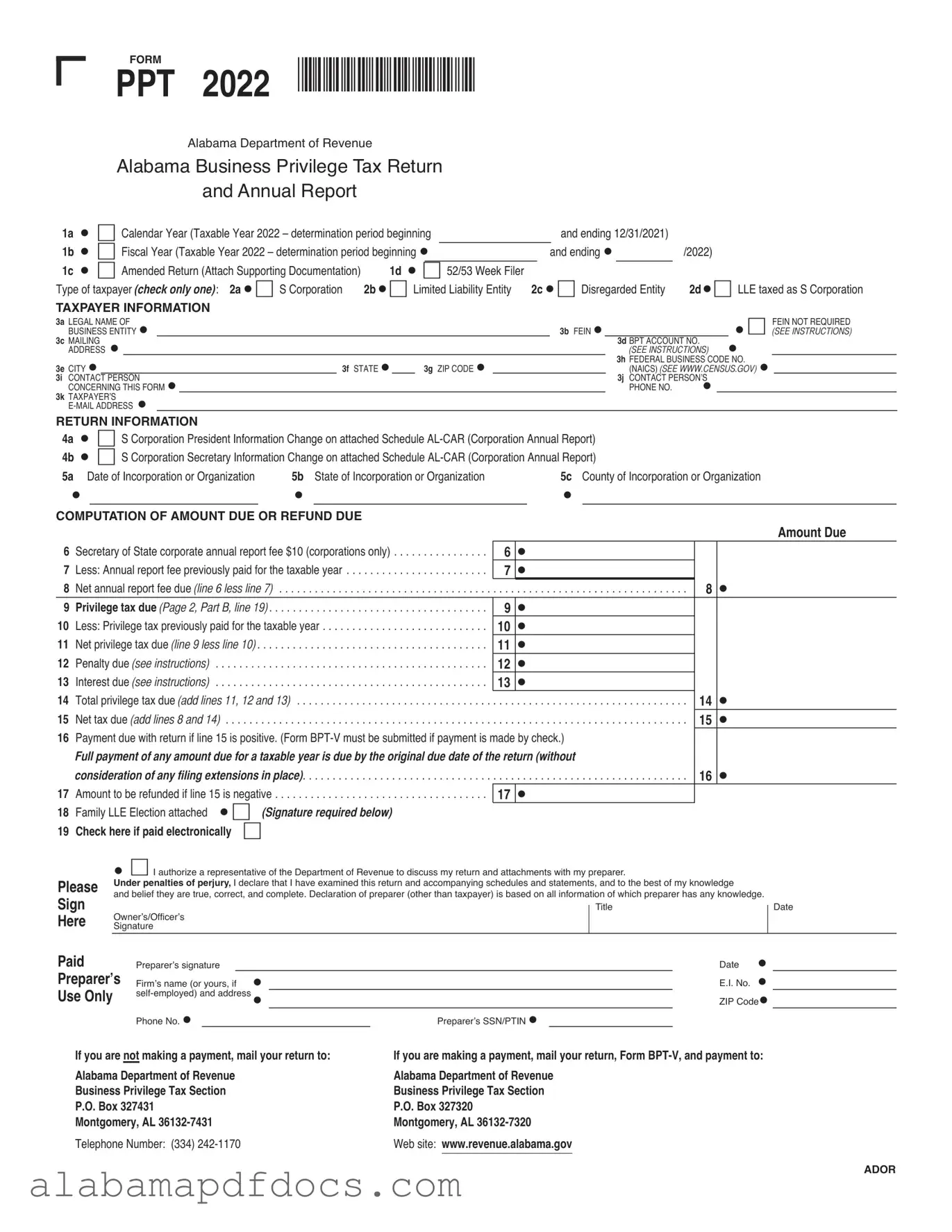 Free Alabama Ppt PDF Template