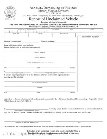 Free Alabama Mvt 38 1 PDF Template