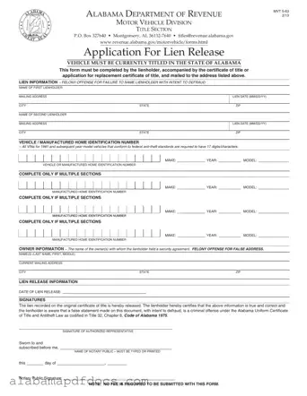 Free Alabama Mvt 5 63 PDF Template
